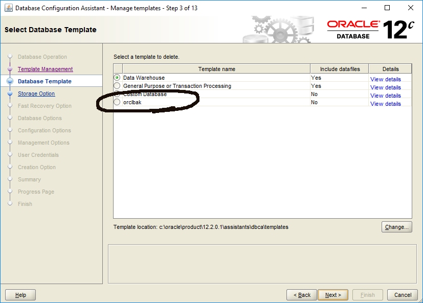 DBCA_TEMPLATE